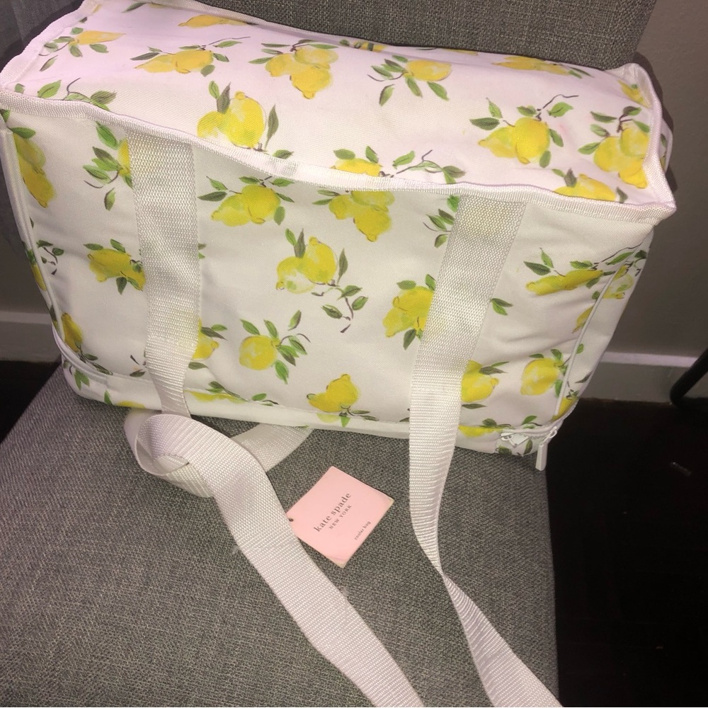 🍋 Kate Spade Lemon  Print soft cooler